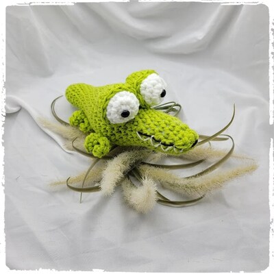 Alligator Crochet Stuffed Animal - Toy